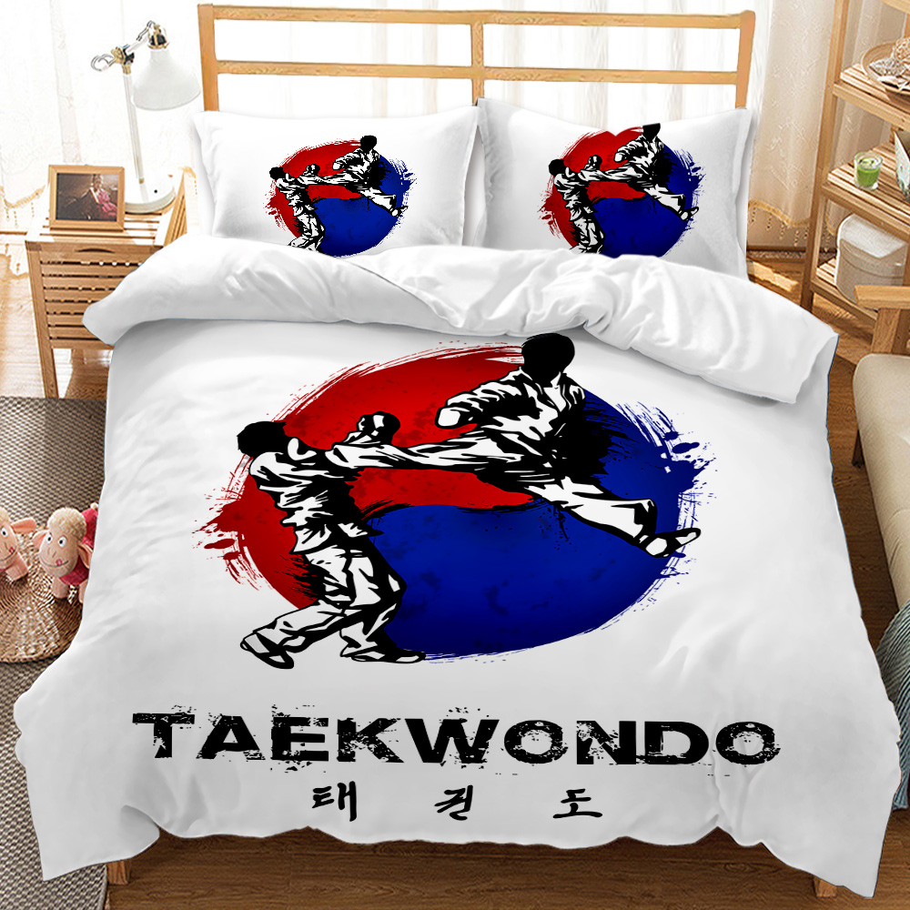 Badminton Queen - Set copripiumino sportivo Taekwondo Sci Nuoto