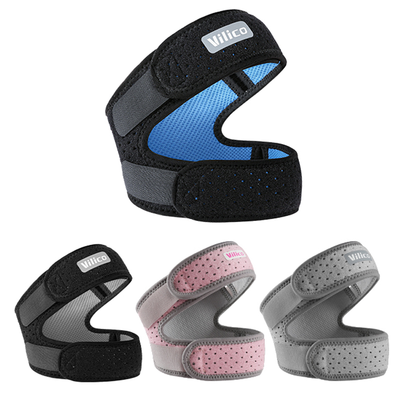 Knee Brace Badminton - 1 Pezzo Ginocchiera Elastica Pressurizzata con