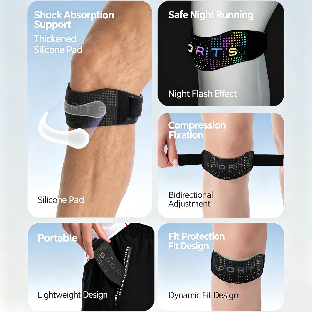 1/2 Pezzi Fascia di Supporto p - Knee Brace Badminton recensione e prezzo