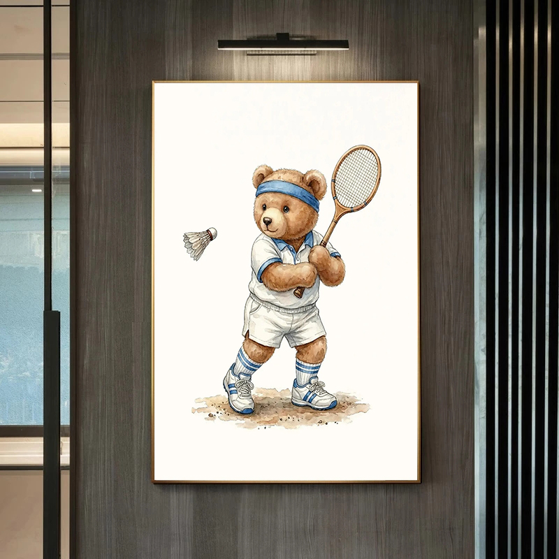 Stampe su tela con simpatici o - Badminton Single recensione e prezzo