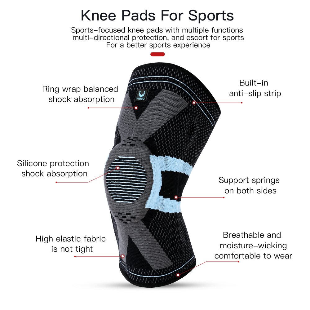 Ginocchiere Vilico Fitness Gin - Knee Brace Badminton recensione e prezzo