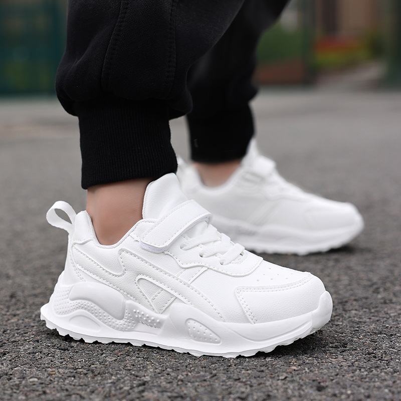 Scarpe casual in pelle bianca  - Badminton Junior recensione e prezzo